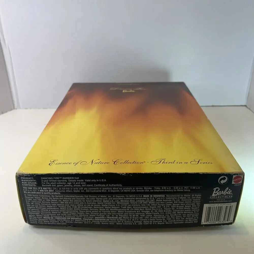 VTG Dancing Fire Barbie Doll Essence of Nature Collection Limited Edition Mattel
